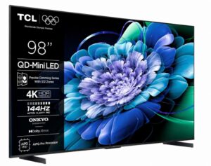 Televizor TCL MiniLed 98C61K, 248 cm, Smart Google TV, 4K, 120Hz