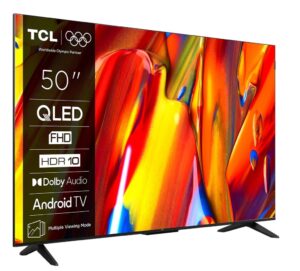 Televizor TCL QLED 50S59K, 126 cm, Smart Android TV, 60 Hz, Clasa E