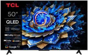 Televizor TCL QLED 50T69C, 126 cm, Smart Google TV, 4K Ultra HD