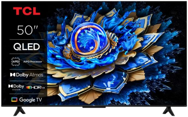 Televizor TCL QLED 50T69C, 126 cm, Smart Google TV, 4K Ultra HD