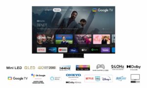 Televizor TCL QLED 55C845, 140 cm (55"), Smart Google TV, 4K