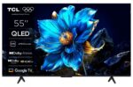 Televizor TCL QLED 55P7K, 139 cm, Smart Google TV, 4K, Clasa F