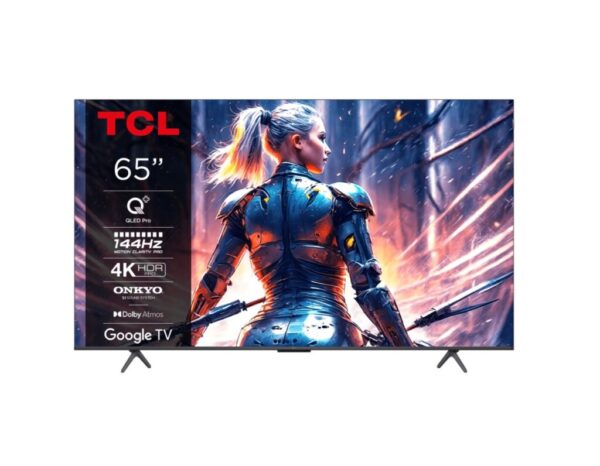 Televizor TCL QLED 65T8B, 164 cm, Smart Google TV, 4K Ultra HD