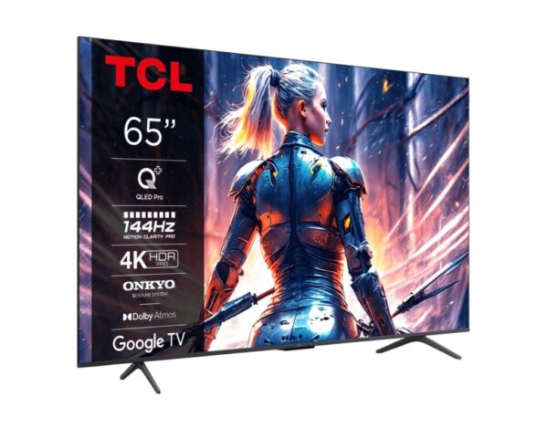Televizor TCL QLED 65T8B, 164 cm, Smart Google TV, 4K Ultra HD