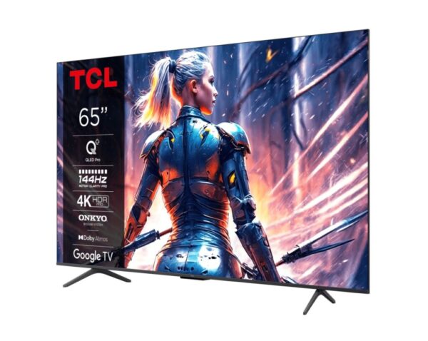 Televizor TCL QLED 65T8B, 164 cm, Smart Google TV, 4K Ultra HD