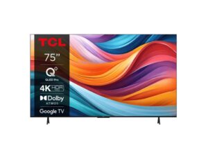 Televizor TCL QLED 75T7B, 189 cm, Smart Google TV, 4K Ultra HD