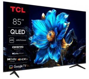 Televizor TCL QLED 85P7K, 214 cm, Smart Google TV, 4K
