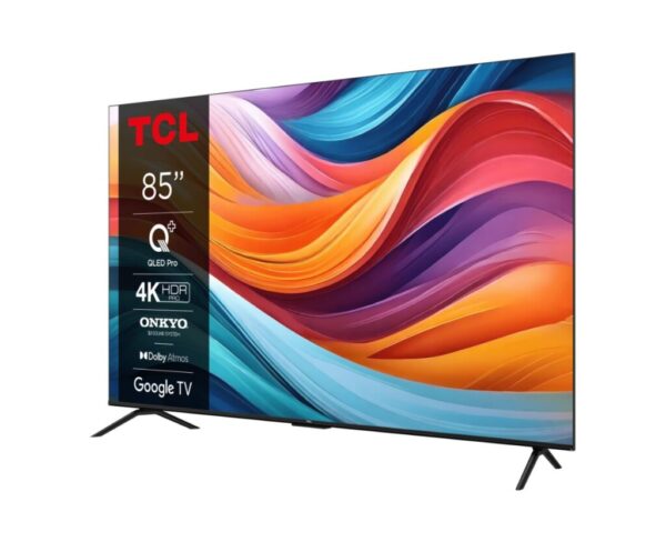 Televizor TCL QLED 85T7B, 214 cm, Smart Google TV, 4K Ultra HD