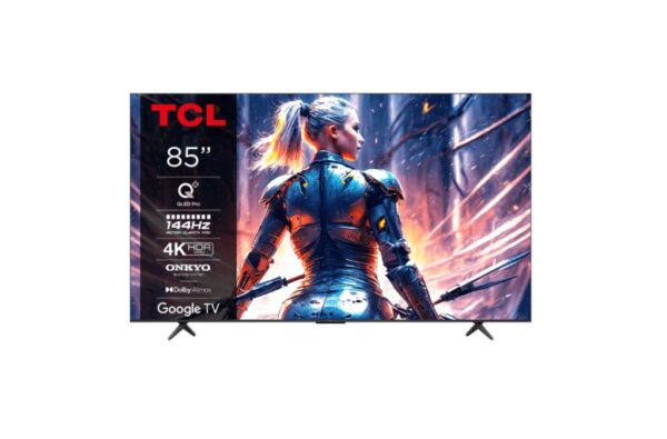 Televizor TCL QLED 85T8B, 214 cm, Smart Google TV, 4K Ultra HD