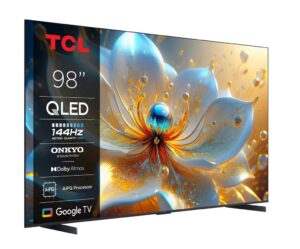 Televizor TCL QLED 98P89K, 248 cm, Smart Google TV, 4K Ultra HD, 144Hz