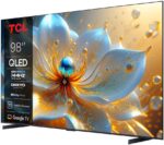Televizor TCL QLED 98T8C, 248 cm, Smart Google TV, 4K Ultra HD