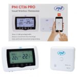 Termostat inteligent PNI CT36 PRO fara fir, WiFi 2.4GHz - PNI-CT36PRO