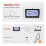 Termostat inteligent PNI CT36 PRO fara fir, WiFi 2.4GHz - PNI-CT36PRO - imagine 2