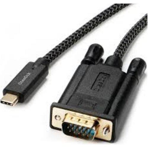 ThinkEdge 130mm USB-C to VGA Display Cable - 4X97A86591-01 ThinkEdge 130mm USB-C to VGA Display Cable - 4X97A86591 - imagine 1