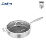 TIGAIE ADANCA INOX +CAPAC STICLA IN 3 STRATURI 28*7.5CM, 4.2 L - HR-MRK-28C