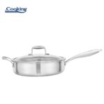 TIGAIE ADANCA INOX+CAPAC STICLA 28X7.5CM, ATOMIC3, COOKING BY HEINNER - HR-MRK-3A28 - imagine 2
