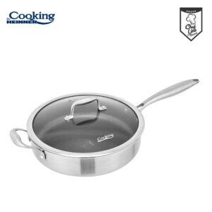 TIGAIE ADANCA+CAPAC, 24x6.5 CM, TITANIUM3, COOKING BY HEINER - HR-MRK-26C