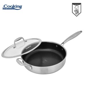 TIGAIE ADANCA+CAPAC, 24x6.5 CM, TITANIUM3, COOKING BY HEINER - HR-MRK-26C
