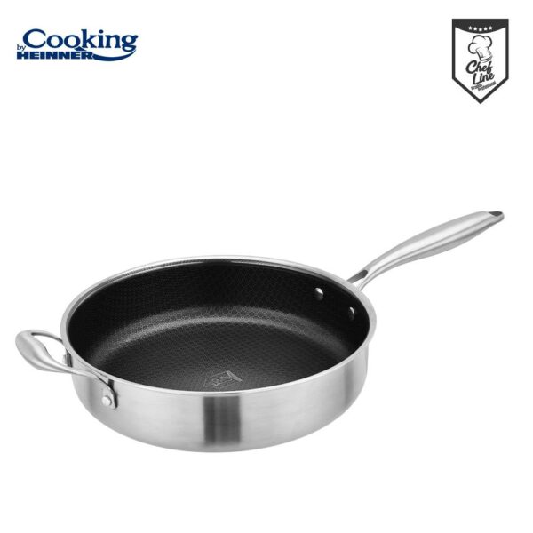 TIGAIE ADANCA+CAPAC, 24x6.5 CM, TITANIUM3, COOKING BY HEINER - HR-MRK-26C