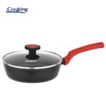 TIGAIE ALUMINIU FORJAT + CAPAC 24X6.5 CM, REDMOON, COOKING BY HEINNER - HR-MRK-AC24