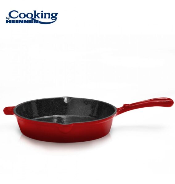 TIGAIE FONTA EMAILATA 26x5CM, RED LINE, COOKING BY HEINNER - HR-KN-T26