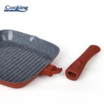 TIGAIE GRILL ALUMINIU+CAPAC 28x4 CM, CALABRIA, COOKING BY HEINNER - HR-JLG-A28G