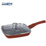 TIGAIE GRILL ALUMINIU+CAPAC 28x4 CM, CALABRIA, COOKING BY HEINNER - HR-JLG-A28G