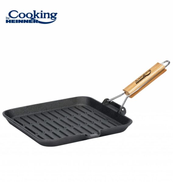 TIGAIE GRILL FONTA MANER LEMN DET.23X2CM COOKING BY HEINNER - HR-TNJ-G23