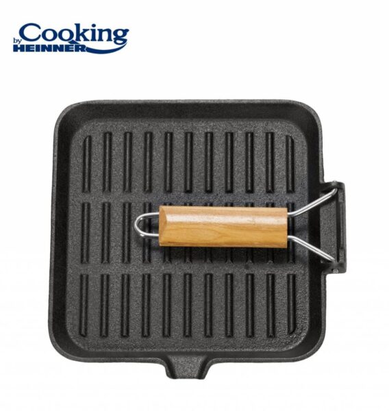 TIGAIE GRILL FONTA MANER LEMN DET.23X2CM COOKING BY HEINNER - HR-TNJ-G23