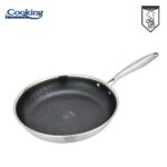 TIGAIE INOX 3 STRATURI, 20X4 CM, TITANIUM3, COOKING BY HEINNER - HR-MRK-20T