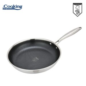 TIGAIE INOX 3 STRATURI, 20X4 CM, TITANIUM3, COOKING BY HEINNER - HR-MRK-20T