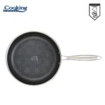 TIGAIE INOX 3 STRATURI, 20X4 CM, TITANIUM3, COOKING BY HEINNER - HR-MRK-20T