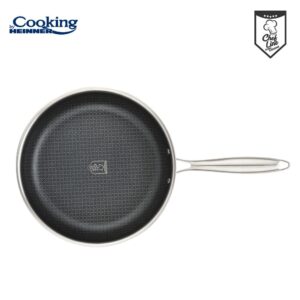 TIGAIE INOX 3 STRATURI, 20X4 CM, TITANIUM3, COOKING BY HEINNER - HR-MRK-20T