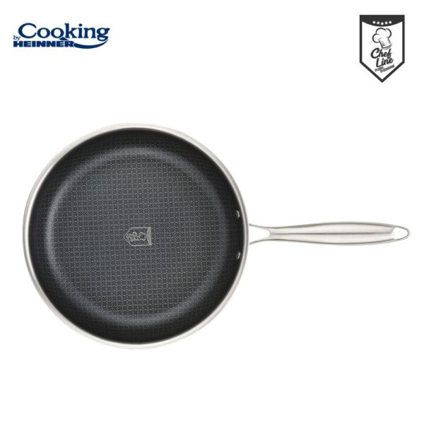 TIGAIE INOX 3 STRATURI, 20X4 CM, TITANIUM3, COOKING BY HEINNER - HR-MRK-20T