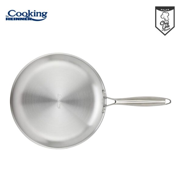 TIGAIE INOX 3 STRATURI, 20X4 CM, TITANIUM3, COOKING BY HEINNER - HR-MRK-20T