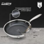 TIGAIE INOX IN 3 STRATURI 24X4.5 CM, TITANIUM3, COOKING BY HEINNER - HR-MRK-24T