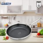 TIGAIE INOX IN 3 STRATURI 28X5.5 CM, TITANIUM3, COOKING BY HEINNER - HR-MRK-28T