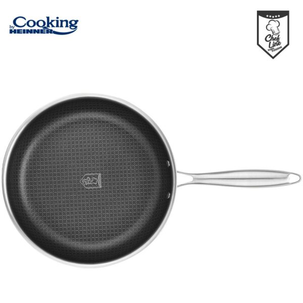 TIGAIE INOX IN 3 STRATURI 30X6 CM, TITANIUM3, COOKING BY HEINNER - HR-MRK-30T