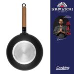 TIGAIE WOK ALUMINIU + CAPAC 28X8 CM, RIKITO WATANABE - HR-SNT-WC28