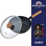 TIGAIE WOK ALUMINIU + CAPAC 28X8 CM, RIKITO WATANABE - HR-SNT-WC28