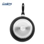 TIGAIE WOK ALUMINIU FORJAT 28x8 CM, ONIX, COOKING BY HEINNER - HR-NL-28W