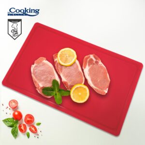 TOCATOR CU SANT HACCP GN1/1, 53X32.5X2 CM, ROSU, COOKING BY HEINNER - HR-ADR-532SR