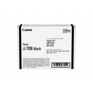 Toner Canon CRG-T08 black, 11k pagini, pentru i-SENSYS X 1238 - 3010C006AA