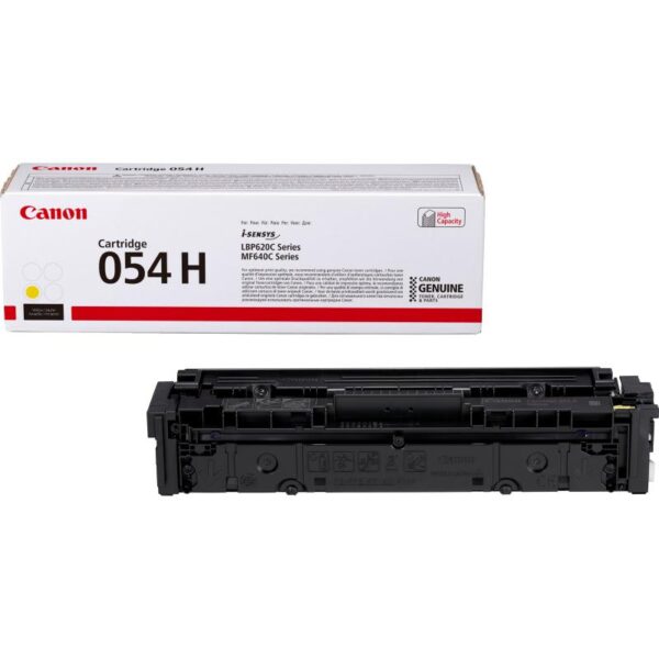 Toner Canon CRG054H yellow, High yeld, capacitate 2.3k pagini - 3025C002AA