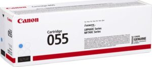 Toner Canon CRG055C Cyan, capacitate 2.1k pagini, pentru LBP66x - 3015C002AA