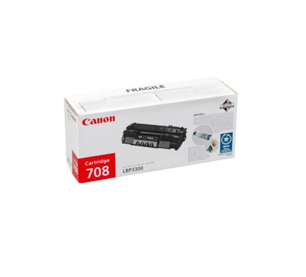 Toner Canon CRG708H, black, capacitate 6000 pagini, pentru LBP-3300 - CR0917B002AA
