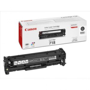 Toner Canon CRG718BK, black, capacitate 3400 pagini - CR2662B002AA