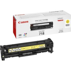 Toner Canon CRG718Y, yellow, capacitate 2900 pagini - CR2659B002AA