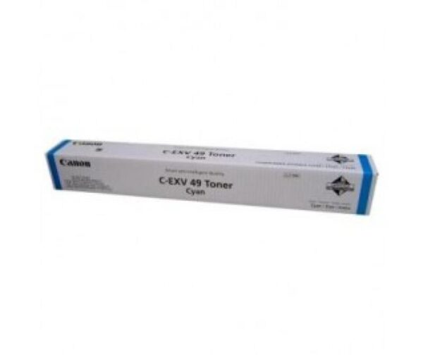 Toner Canon EXV49C, cyan, capacitate 19000 pagini, pentru iR - CF8525B002AA