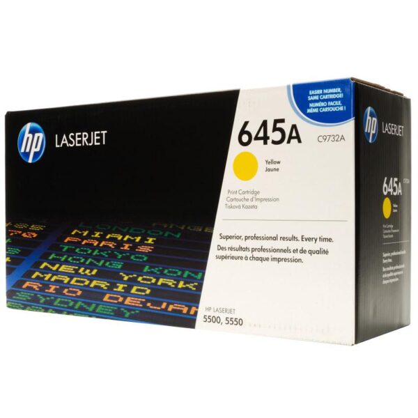 Toner HP C9732A, yellow, 12 k, Laserjet 5500